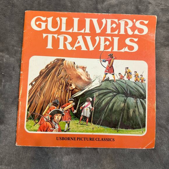 Gulliver's Travels in Lilliput Book 1982 Usborne Picture Classics Vintage Book - Picture 1 of 10
